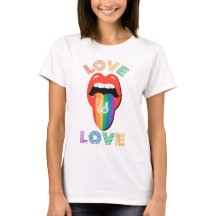 L'amour est amour Mignonnes lèvres LGBTQ Pride Moi