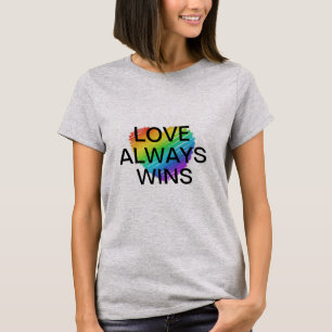 T-shirt L'amour est égal célèbrent l'égalité de mariage