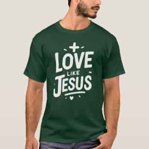 T-shirt L'amour est Jésus vintage