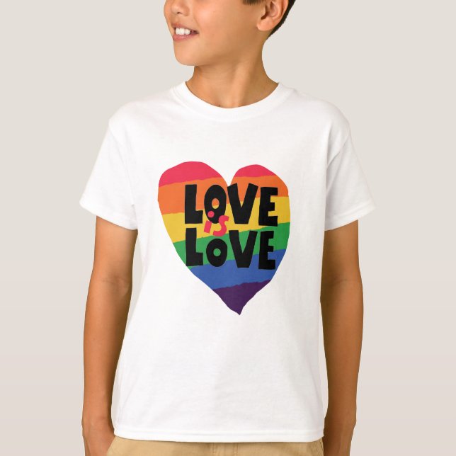 T-shirt L'amour est l'amour (Devant)