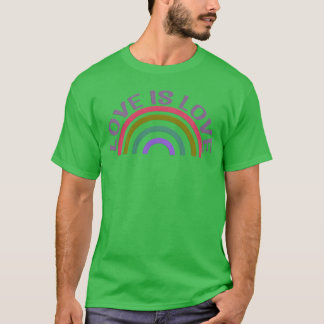 T-shirt L'amour est l'amour Célébrez PRIDE ami