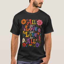 L'amour est l'amour Fierté gay LGBTQ Floral arc-en