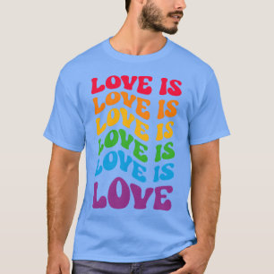 T-shirt L'amour est l'amour gay LGBT garçon