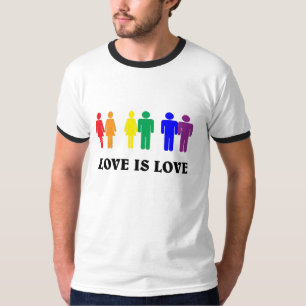 T-shirt L'amour est l'amour. LGBTQ