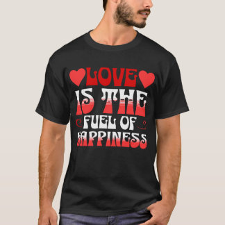 T-SHIRT L'AMOUR EST LE CARACTÈRE DU BONHEUR