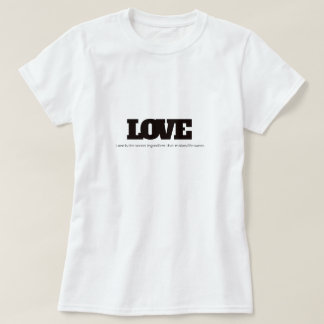 T-shirt L'amour est l'ingrédient secret