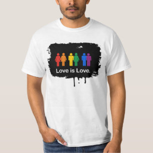 T-SHIRT L'AMOUR EST NOIR D'AMOUR