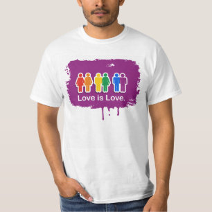 T-SHIRT L'AMOUR EST POURPRE D'AMOUR