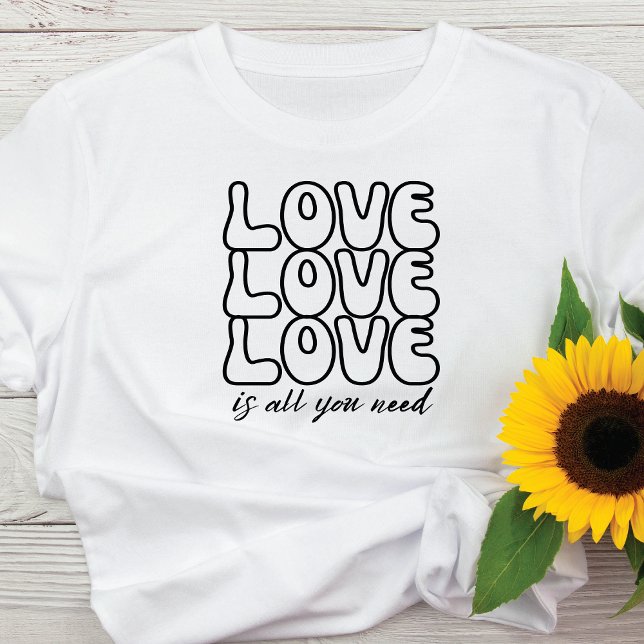 T-shirt L'amour est tout ce dont vous avez besoin (Cover)