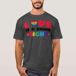 T-shirt L'Amour Est Une Fierté Gay Gay Pride Pour Les Droi