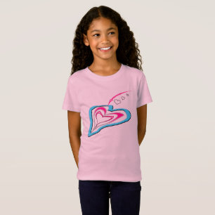 T-Shirt L'amour est une trace de coeurs