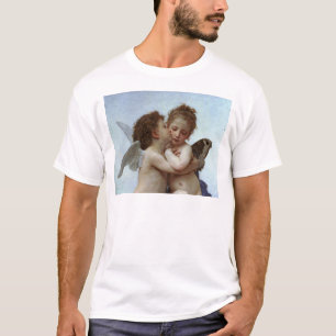 T-shirt L'Amour et Psyche de Bouguereau, enfants (Cupid)