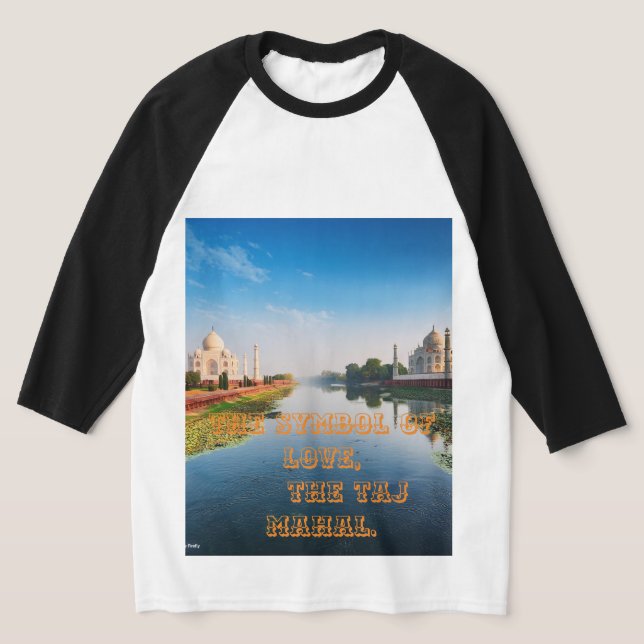 T-shirt "L'amour éternel : le TajMahal" (Poser)