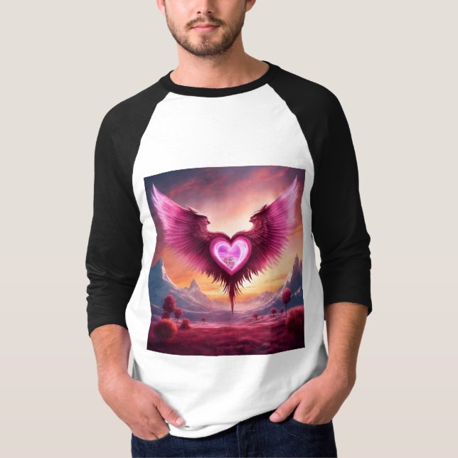 T-shirt L'amour éthérée dans le désert" (Devant)