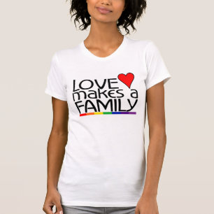 T-shirt L'amour font une famille