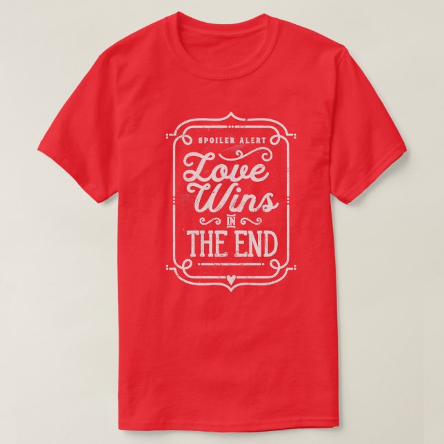 T-shirt L'amour gagne (Design devant)