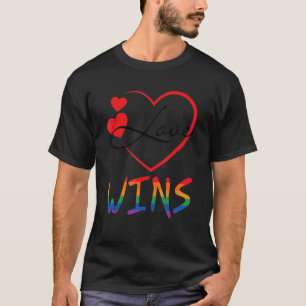 T-shirt L'amour gagne la Lgbt Pride