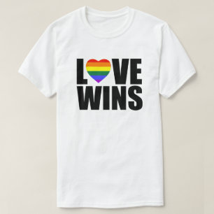 T-SHIRT L'AMOUR GAGNE ! #LOVEWINS CÉLÈBRE L'ÉGALITÉ MARIAG