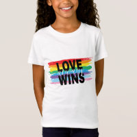 L'amour LGBTQIA gagne toujours Rainbow Pride T-shi