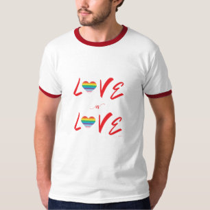 T-shirt L'amour LGBTQIA gagne toujours Rainbow Pride T-shi
