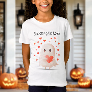 T-Shirt L'Amour Mignonne Fantôme Halloween