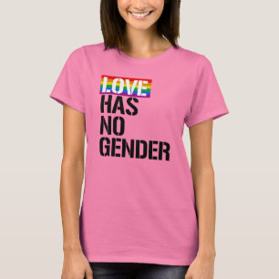 T-shirt L'amour n'a aucun genre - - les droites de LGBTQ -
