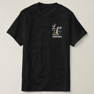 T-shirt L'amour ne compte pas le syndrome de Chromosomes