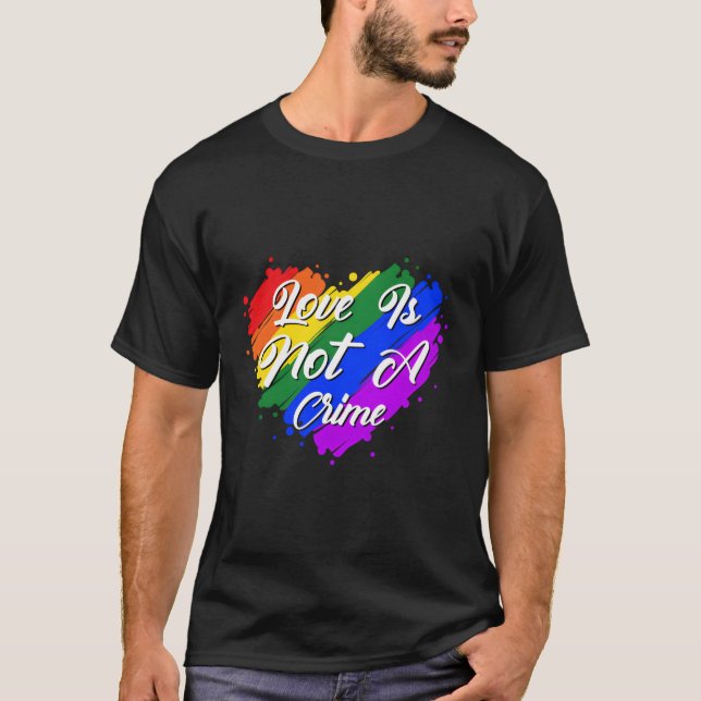 T-shirt L'amour n'est pas un crime (Devant)