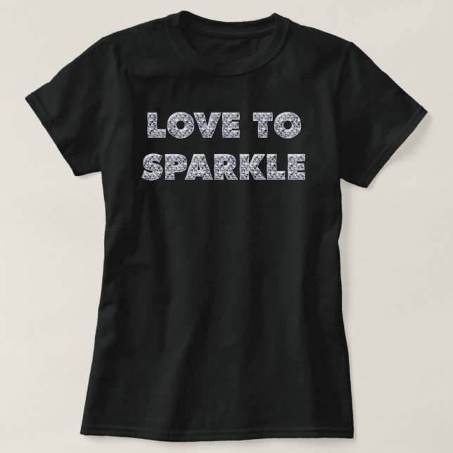 T-shirt L'Amour Pour Étinceler (Design devant)