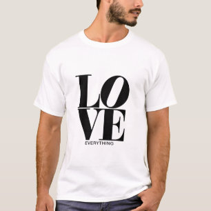 T-shirt L'amour sur tout chemise