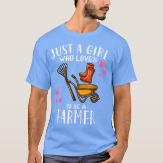 T-shirt L'Amoureux De L'Agriculture Agricole Juste Une Fil