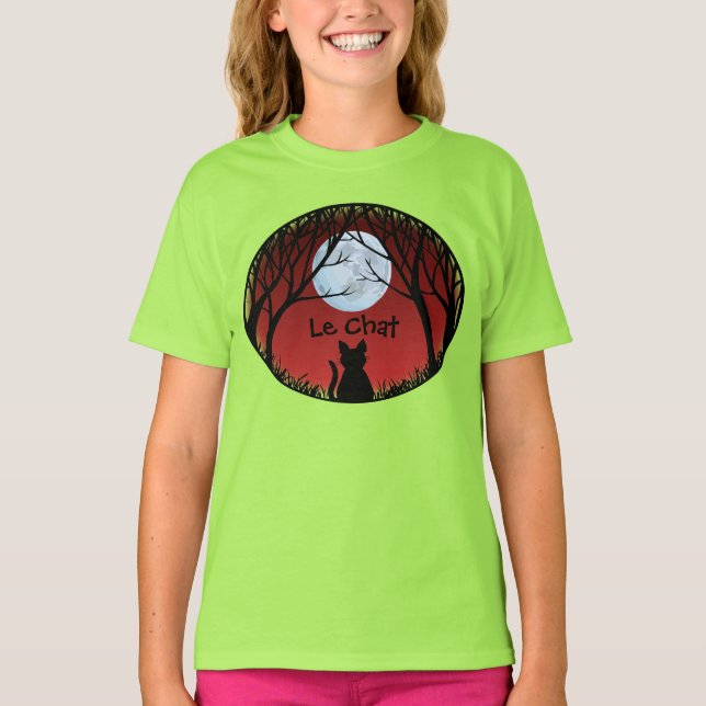 T-shirt L'Amoureux des chats de la chemise Fat Cat Sweatsh (Devant)