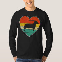 L'Amoureux des chiens mignon Dachshund Saint Valen