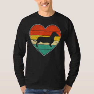 T-shirt L'Amoureux des chiens mignon Dachshund Saint Valen