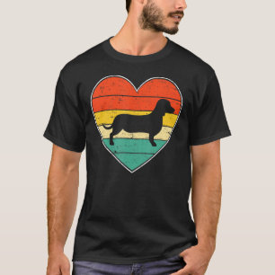 T-shirt L'Amoureux des chiens mignon Dachshund Saint Valen