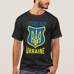 T-shirt L'Amoureux Ukrainien Je Prends Position Avec L'Ukr