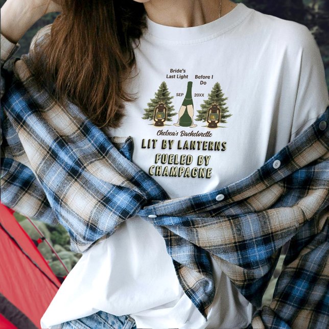 T-shirt Lampions de Fille de la Ferme & Champagne de Campi (Créateur téléchargé)