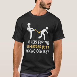 T-shirt L'amputé de jambe plaisante le Humour d'amputatio