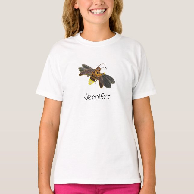 T-shirt Lampyridae luisante Personnalisée (Devant)