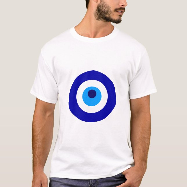 T-shirt L'amulette turque a appelé Nazar (Devant)