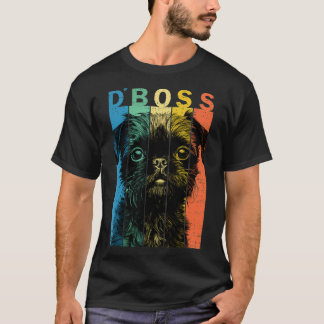 T-shirt L'Amusant Bruxelles Griffon Boss Maman Papa Amoure