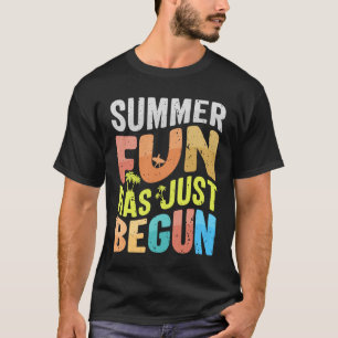 T-shirt L'Amusement D'Été Vient De Commencer