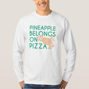 T-shirt L'Ananas Appartient À La Pizza