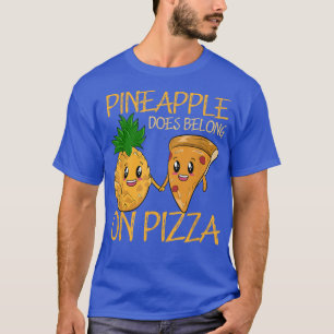 T-shirt L'Ananas Appartient À La Pizza Fan Pizza