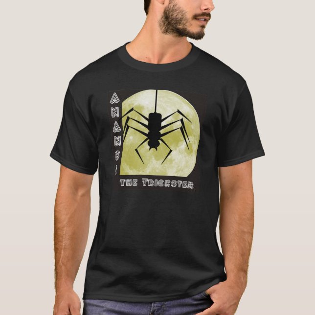 T-shirt L'Anansi file plus trickster plus spider (Devant)