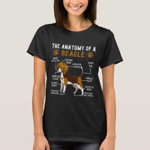 T-shirt L'Anatomie D'Un Chien Beagle 442