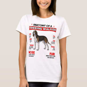 T-shirt L'anatomie d'une chemise à cônes de randonneurs
