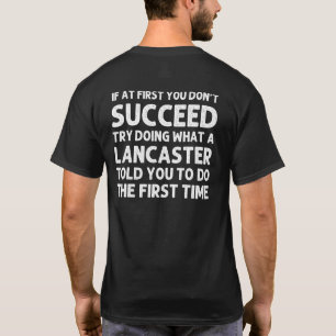 T-shirt Lancaster Nom Famille Arbre Anniversaire Réunion I