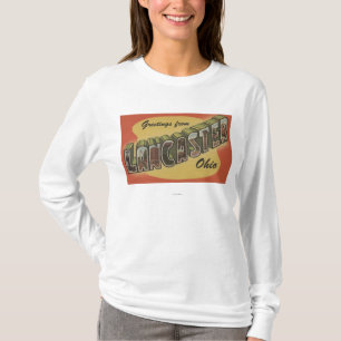 T-shirt Lancaster, Ohio - grandes scènes de lettre