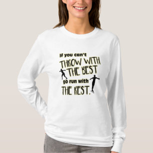 T-shirt Lancée de disque avec des Meilleures la longue